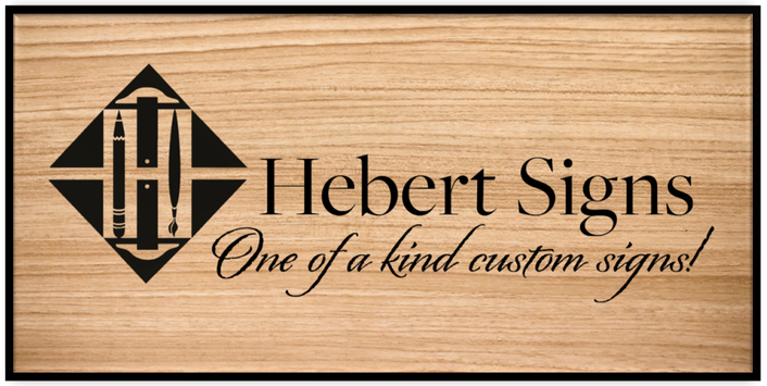 Hebert Signs Logo - One of a kind custom signs - Lake Charles LA 