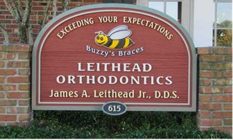 Leithead Orthodontics -HDU custom signs - Lake Chalres LA 