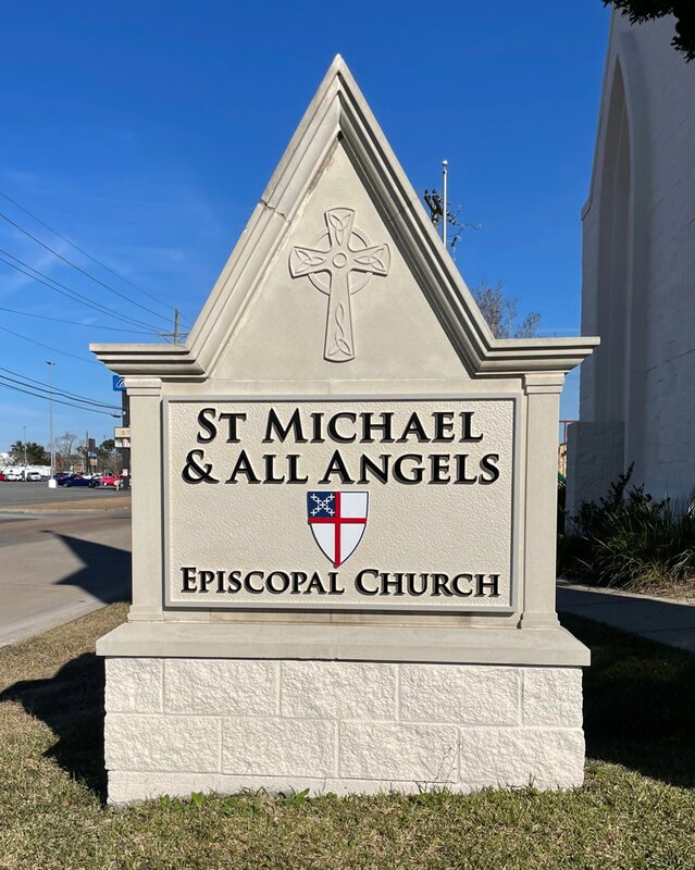 St Michaels & All Angels Episcopal Church - Monument Signs - Lake Charles LA